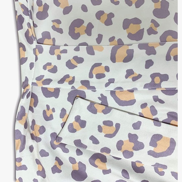 Women's Summer Striped Short Sleeve T Shirt Dress Casual Tie Waist with Pockets - Picture 5 of 5